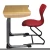 Import New model school set plywood engineering table chair set from China