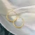 Import New Personality Retro Hoop Earrings Geometric Metal Circle Ring Earring Popular Jewelry from China
