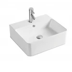 New Products Cheaper Hand Wash Round Ceramic Decal Bathroom Sink