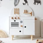 New Style Ins Style, Wooden Simple Kitchen Toy Nordic Wooden Kitchen Toy Wooden Cute Simple Child Kitchen Toy/