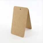 New white tag with lanyard advanced writable blank label display sales price tag