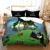 Newest design game picture kids bedding set duvet cover 3d quilted bed sheet children linen Of High Quality