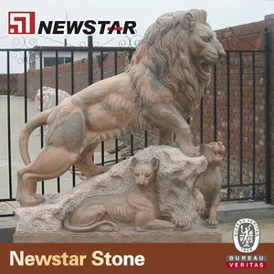 Newstar Marble Lion Sculpture
