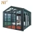 Import NF Aluminium  Prefab Glass Skylight Glass House Sunroom Designs from China