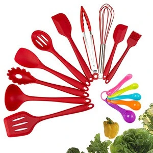 Non-Stick Kitchen Cooking Tools Cute Silicone Utensil Set
