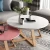 Import Nordic Solid Wood Coffee Table Modern Minimalist Round Mini Wood Table from China