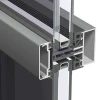 ODM OEM Custom Extrusion 6063 6065 Aluminum Curtain Wall Rail Profile For Glass window Manufacture