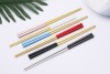 OEM Bulk Custom Luxury Metal 304 Stainless Steel Reusable Chopsticks