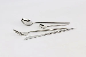 OEM Factory Price Dinnerware Set Reusable Spoons Forks Knives Stainless Steel Cutlery Set