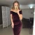Import Off Shoulder Party  Women Sexy Evening Dress Fashion Latest Bodycon Velvet Midi Women Dresses from China