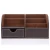 Import Office Desk Organizer Multifunctional PU Leather Desktop Storage Box Business Card Pen Pencil Mobile Phone Stationery Holder from China