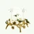 Import Ornate Accented brid brass and crystal  fruit plate and table decoration candy bowl accessories Smoke helmet cylinder from China
