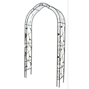 Outdoor Patio Wrought Iron Garden Arch
