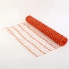 outdoor plastic net HDPE traffic cones plastic orange road safety barrier mesh fencing