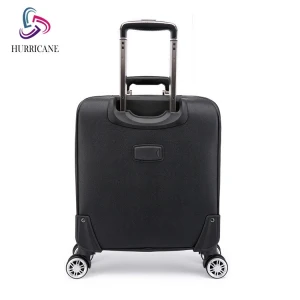 Oxford Trolley Wheeled Cabin Crocodile Luggage Bag Genuine Leather Fabric Soft Suitcase