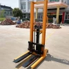 Pallet Stacker Hydraulic Small Hand Remote Control Electric Forklift Manual Portable 500 kg 1000kg Hand Pushed Forklift