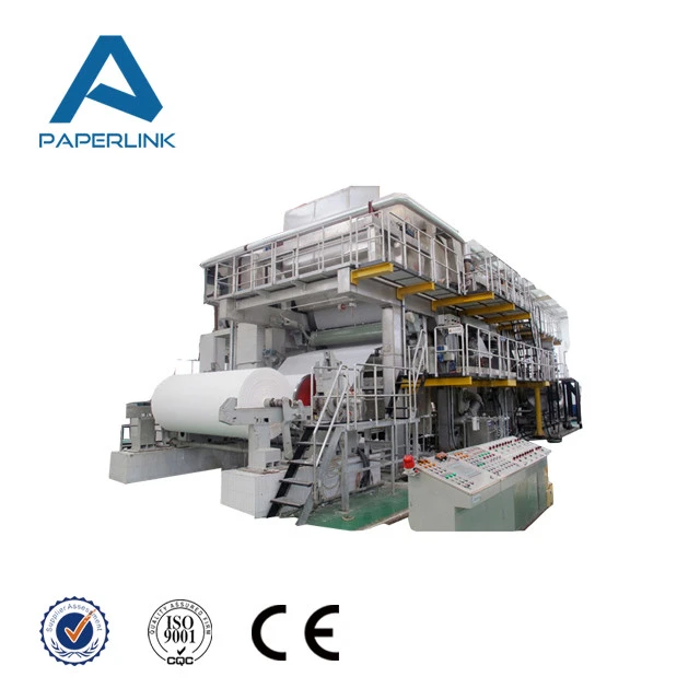 PAPERLINK 1575mm waste paper recycling a4 copy paper making machine ,fully automatic exercise book paper making machine