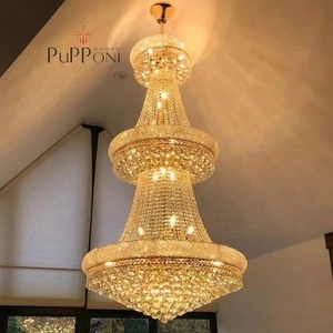 Pendant Lights French Empire Style Crystal Chandelier Luxury Lustre Hotel Project Custom