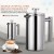 Import Percolator Coffee Maker Double Wall Thermal Insulation Kettle Dallah Arabic Turkish Stainless Steel French Press Coffee Pot from China