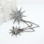 Import Personality exaggerated rhinestone star brooch from China