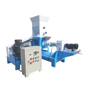 Pet Food Processing Machines / Floating Fishing Feed Pellet Extruder / Fish Feed Making Machinery
