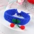 Import Pet red cherry handmade collar pet jewelry cat neck collar Japanese style hand knitting wool collar from China
