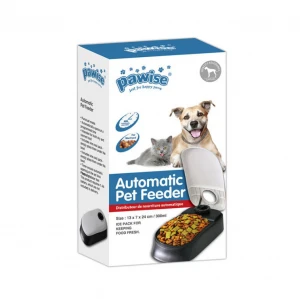 Pet supplies pawise intelligent pet automatic timing feeder dog cat universal single bowl feeding machine