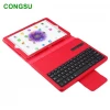Phone accessories 64 keys english tablet wireless bluetooth pu Leather smart keyboard case cover for ipad air /air2/pro 9.7