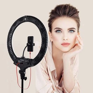 Photography makeup video camera led circle light large size 18 inch led ring light