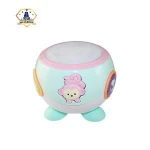 Pink baby musical animal puppy keyboard piano electronic organ toy