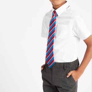Plain Short Sleeve Kids School Shirt School Uniform
