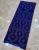 Import Plain velvet Royal blue lace plenty stones floral patch trim bridal saree with heavy stone work from China