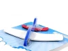 Plane Model Factory DIY Slow Flying Double Wing Eva Foam Hand Throwing Powered Flying Airplane For Kids