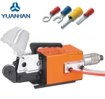 Pneumatic cable terminal crimper machine/ crimp pre-insulated terminals Stainless Steel Wire Terminal Crimping Machines