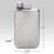 Import pocket whiskey liquor stainless steel alcohol flask hip flask with funnel gift sets wholesale 9oz hiking from China