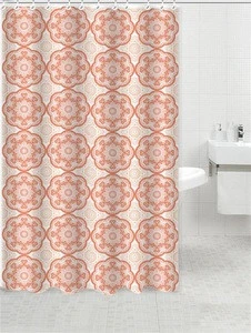 Polyester Indian Print Shower Curtain