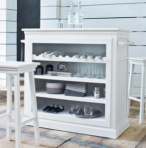Popular High quality  living room wood furniture wine  bar storage cabinet