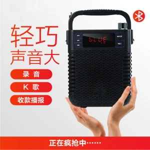 Popular outdoor active wireless speaker manufacturer wifi portable karaoke player wireless speaker