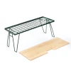 Portable Barbecue Dining Table Multi-purpose Bamboo Plate Outdoor Folding Mesh Table Campsite Portable Draining Table