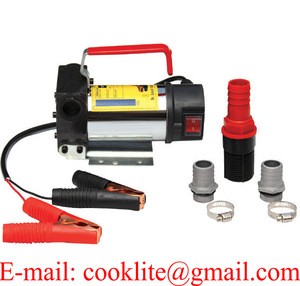 Portable Mini Gas Filling Station 12V/24V DC Electric Metering Oil Diesel Fuel Dispenser Pump Kit 45L/Min