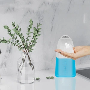 Portable mini touchless automatic liquid soap dispenser with smart sensor