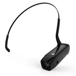 Portable Wearable Mini Camcorder With Bone Conduction Bluetooth Earphones Headphones