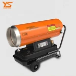 Poultry farm diesel fuel air heater