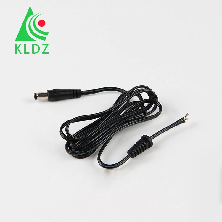 power adapter 17/0.16 pure copper wire dc power wires cables cable assemblies,5.5*2.5mm DC male power line