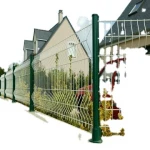 Power plant fence wrought iron fence, steel tubular fence