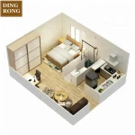 Prefabricated 40ft steel european container house homes prefabricated