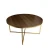 Import Premium metal leg round wood living room coffee table from China