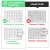 Import Premium wet and dry large wall calendar cane wall scroll calendar and calendar schedule 36X48 inch 004-1B1 from China