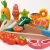 Import Pretend play food set kids wooden cutting vegetable toy for children from China