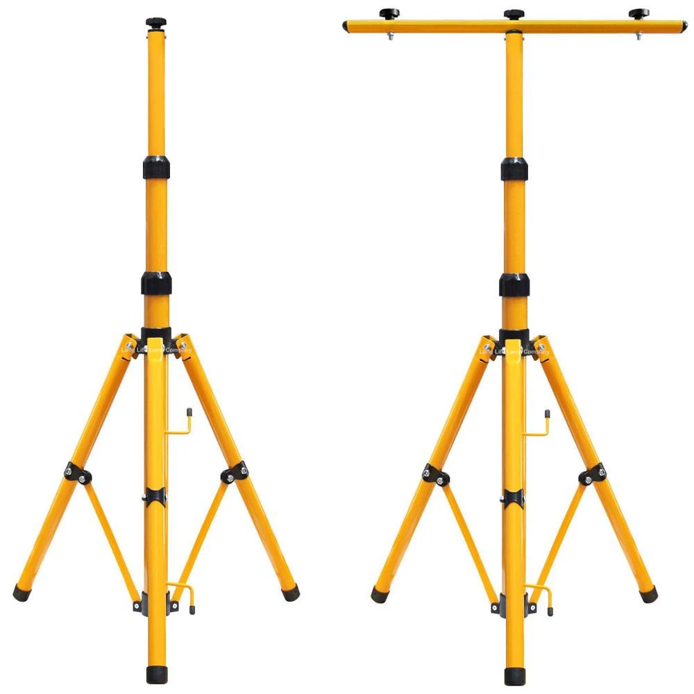 professional heavy duty Steel Adjustable stand telescopic tripod for LED Work Flood Lights Camp  Emergency Lamp